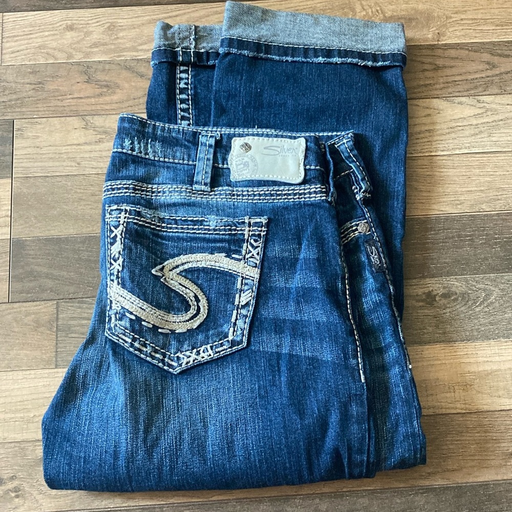 Silver Wonens Capris